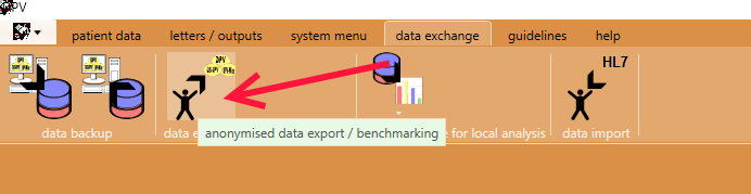 How to export SWEET-DPV data